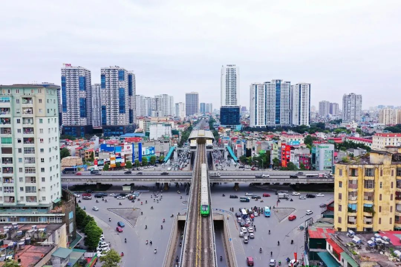 Vietnam’s First Urban Light Rail Accepted2