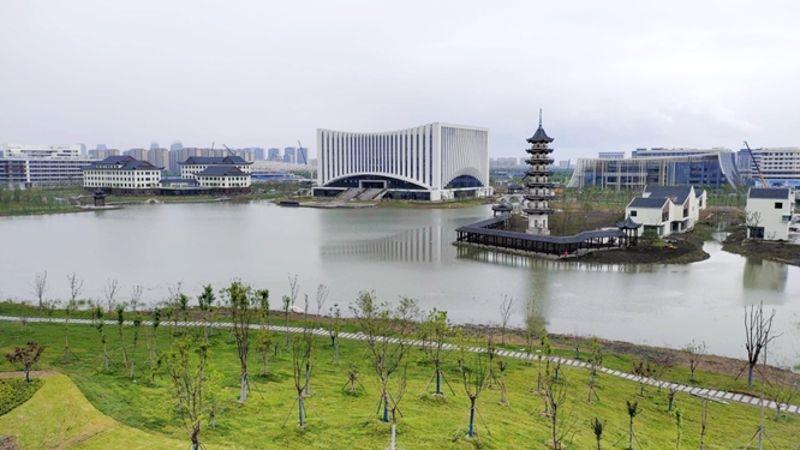 图为即将建成的浙江水利水电学院新校区