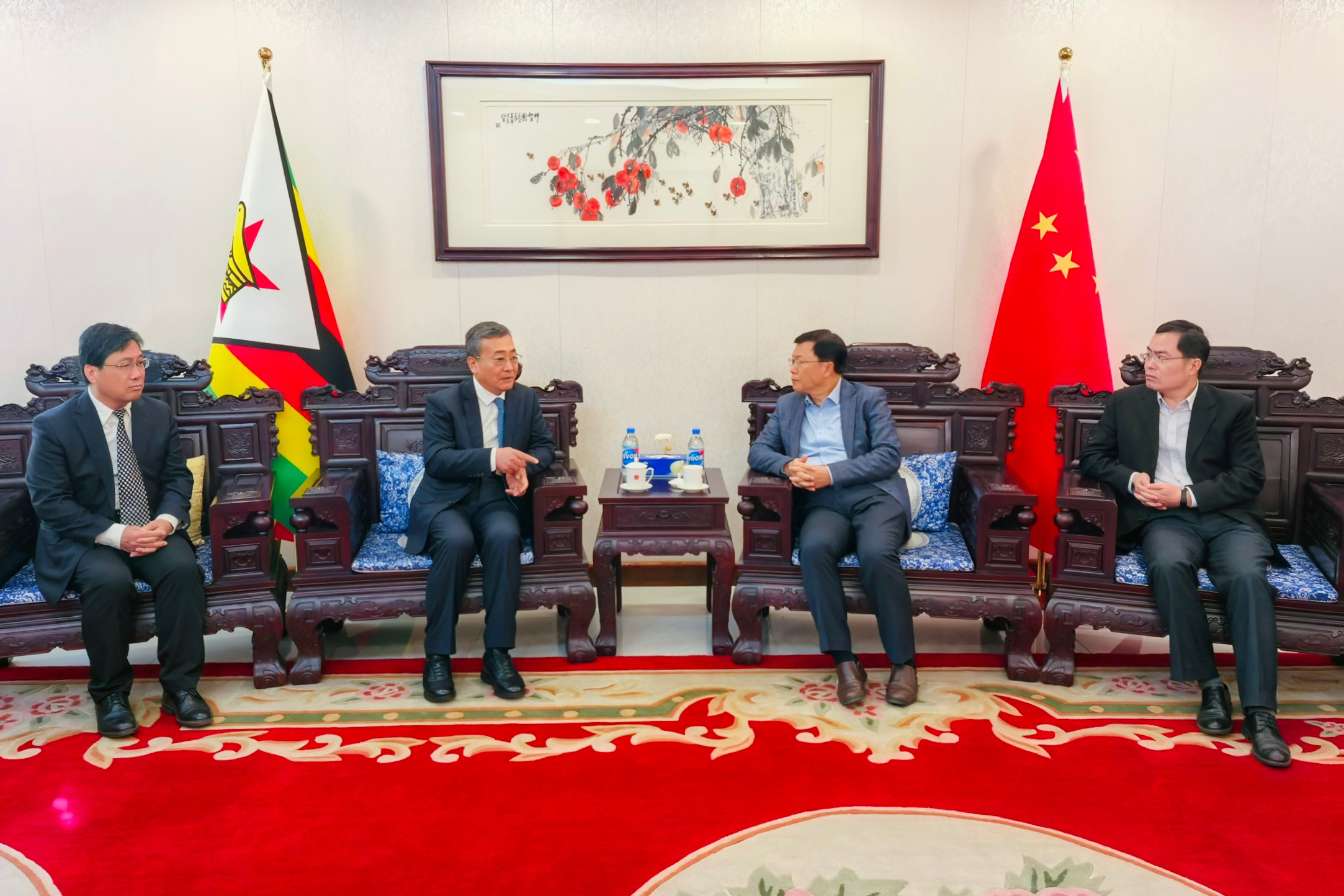 Bi Yanchun undertook business activities in Zimbabwe