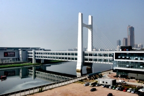 深圳深港皇岗-落马洲人行道桥