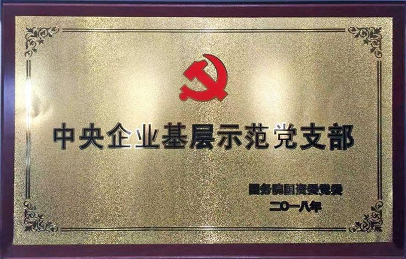 9.中铁五局四公司京张三标项目部2018年获得中央企业基层示范党支部