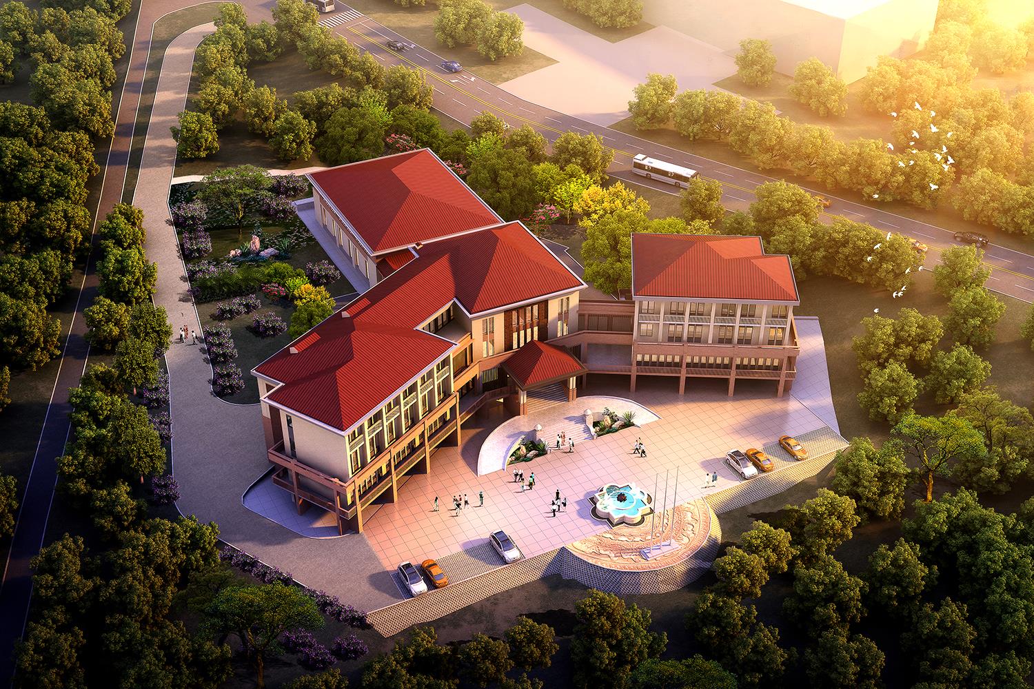 鸟瞰效果图 鸟瞰效果图