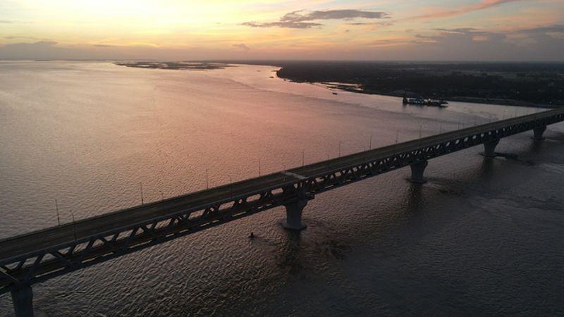 图为帕德玛大桥 图为帕德玛大桥