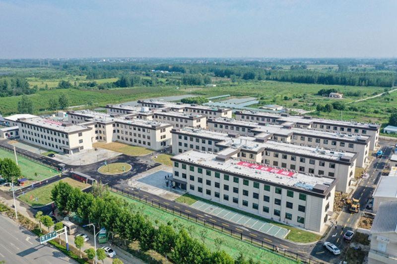 肥东县健康驿站航拍图