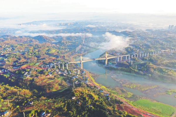 18.中铁四局二公司 渝昆高铁川渝段站前4标项目+沱江特大桥合龙+许达摄_副本 18.中铁四局二公司 渝昆高铁川渝段站前4标项目+沱江特大桥合龙+许达摄_副本