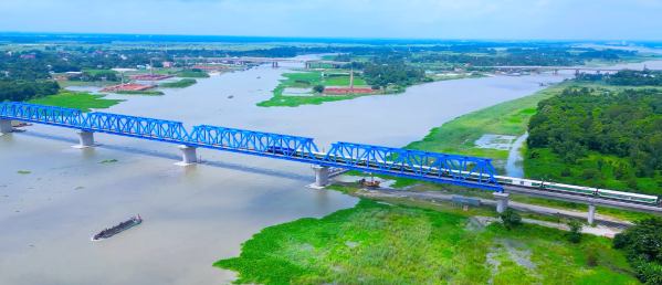 孟加拉国帕德玛大桥铁路连接线正式开通运营2