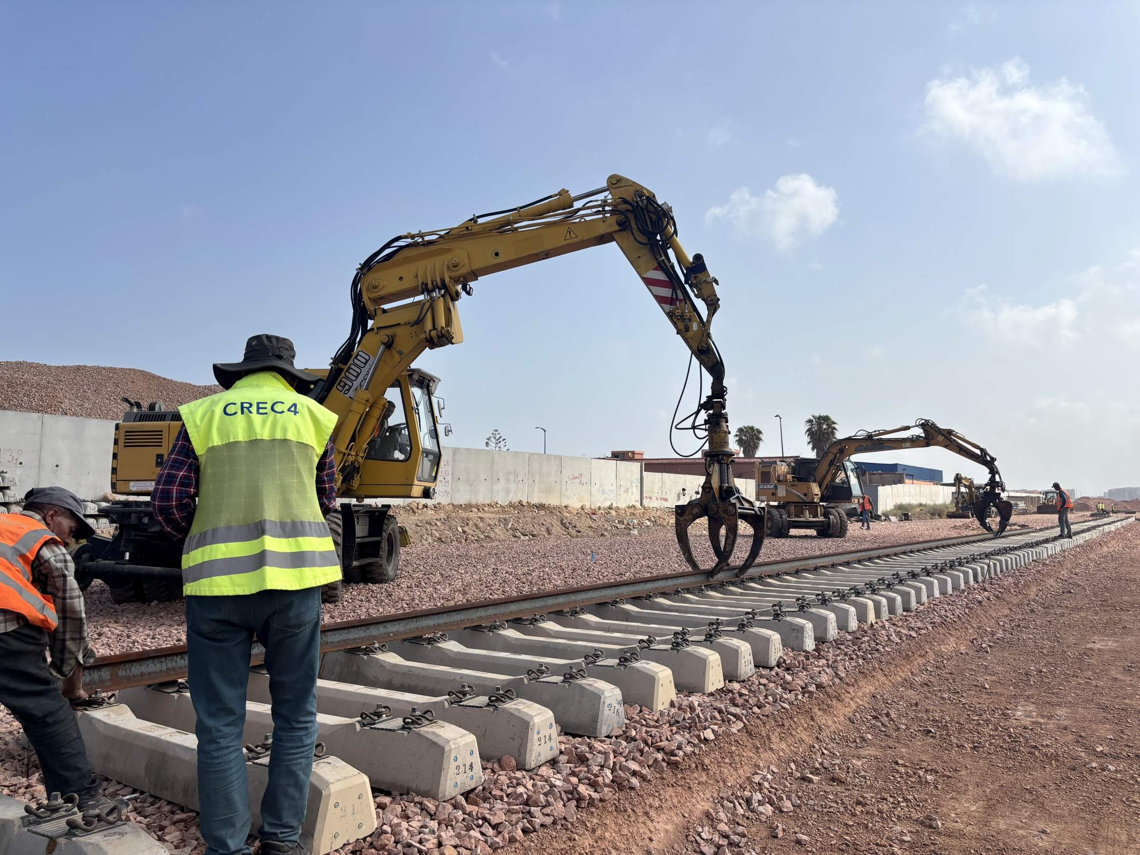Track Laying Commences for Bernoussi-Oasis Section of Morocco Railway Capacity Enhancement Project   
